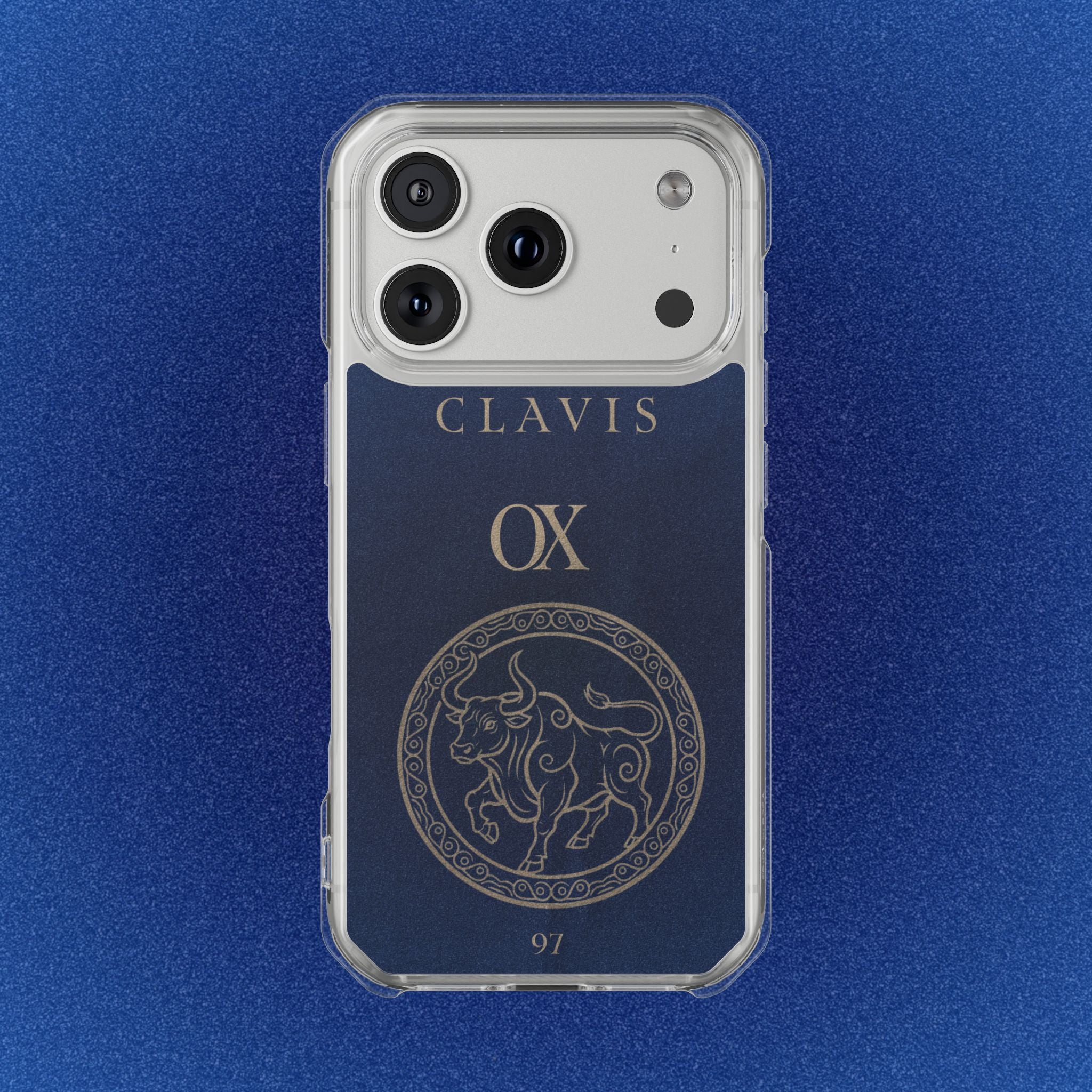 CLAVIS Ox No.03 — Zodiac Colour MagSafe Case (Navy Edition)
