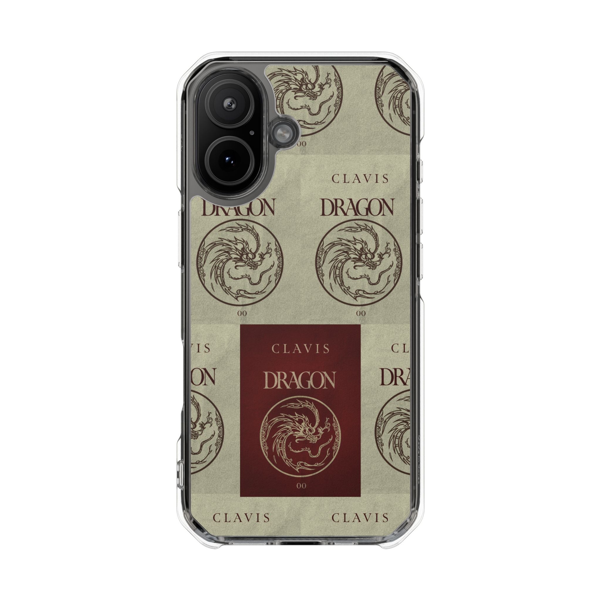 CLAVIS Dragon No.02 — Zodiac Colour Phone Case (MagSafe Compatible) Beige Ver