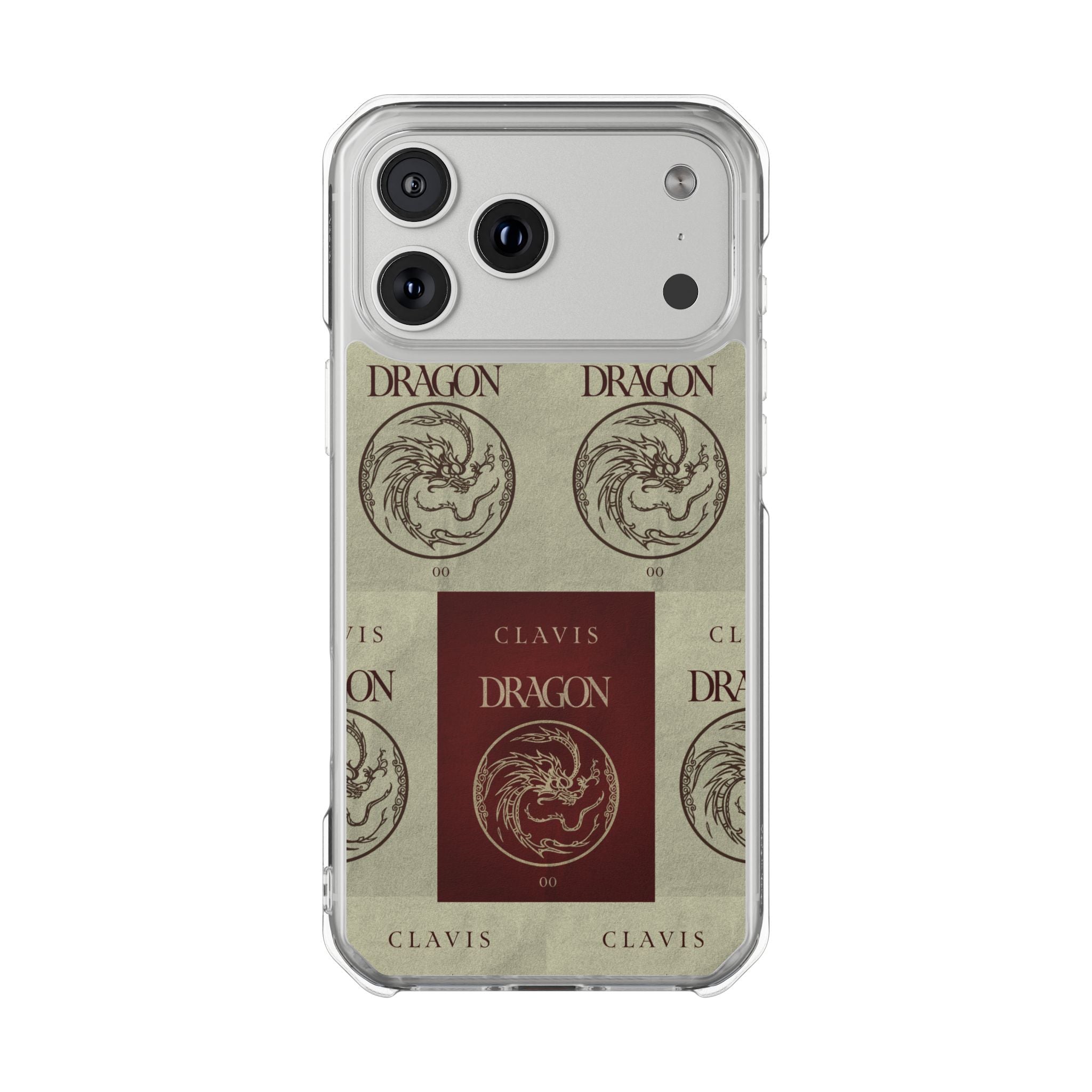 CLAVIS Dragon No.02 — Zodiac Colour Phone Case (MagSafe Compatible) Beige Ver