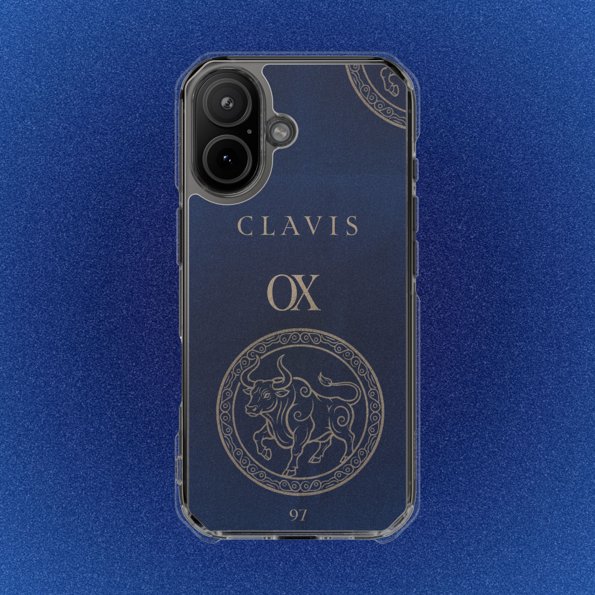 CLAVIS Ox No.03 — Zodiac Colour MagSafe Case (Navy Edition)