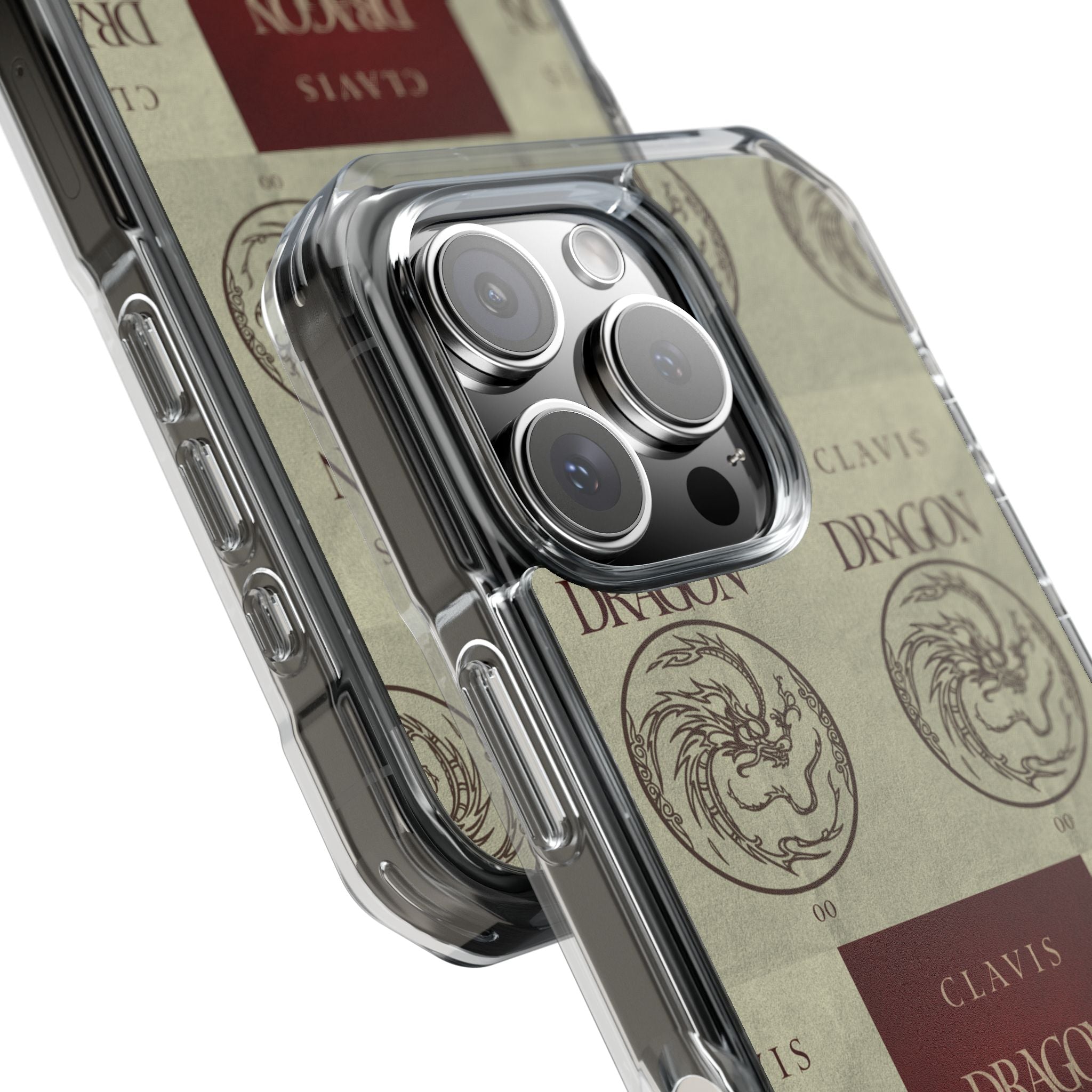 CLAVIS Dragon No.02 — Zodiac Colour Phone Case (MagSafe Compatible) Beige Ver