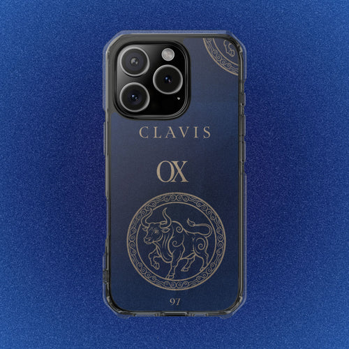 CLAVIS Ox No.03 — Zodiac Colour MagSafe Case (Navy Edition)