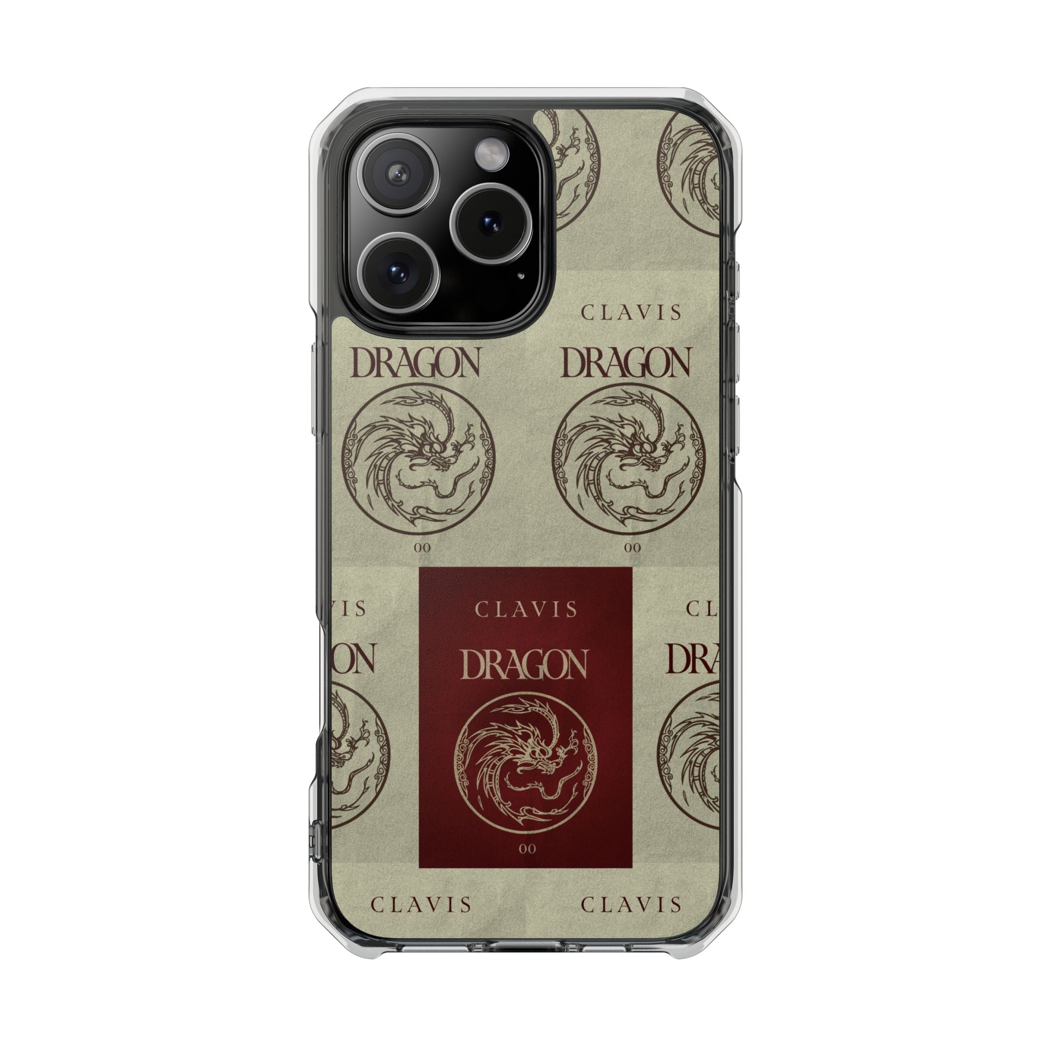 CLAVIS Dragon No.02 — Zodiac Colour Phone Case (MagSafe Compatible) Beige Ver