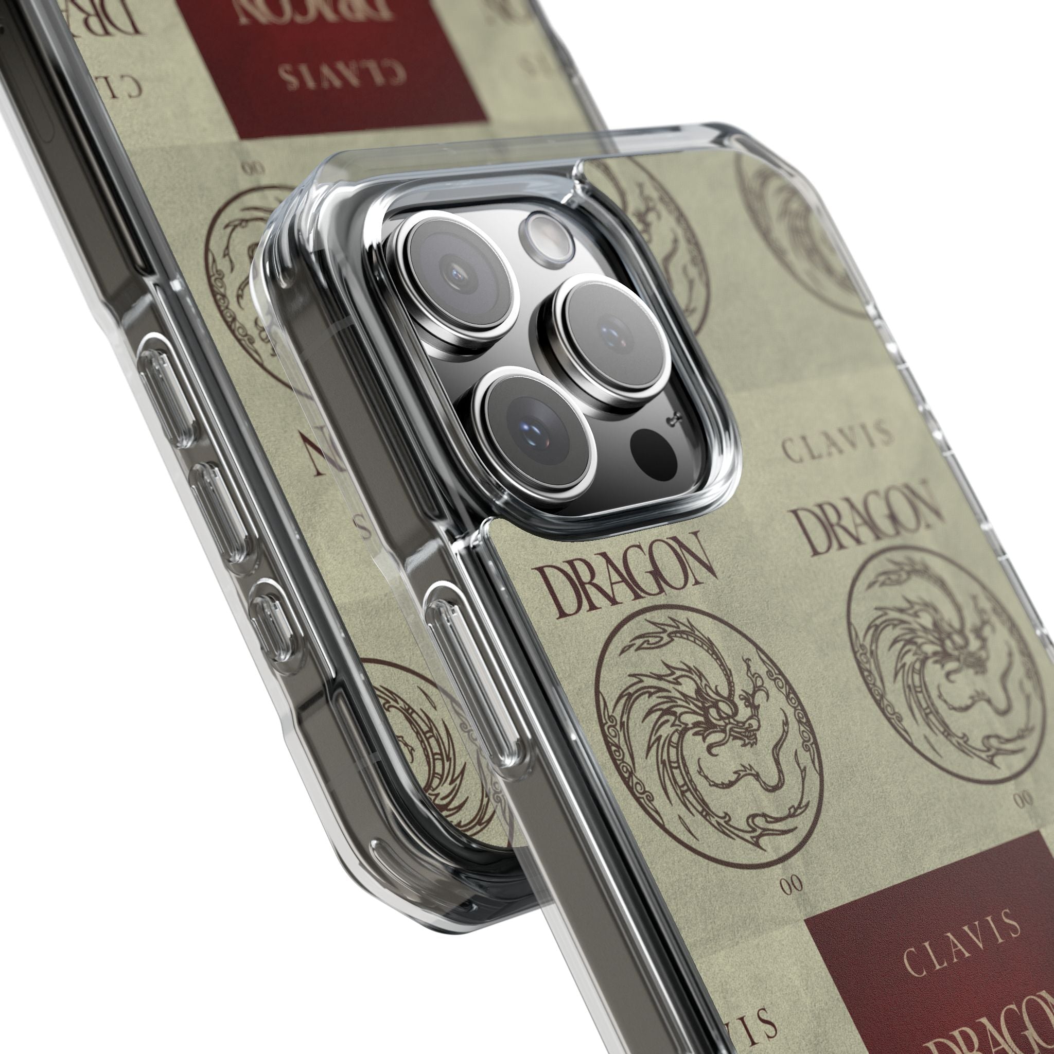 CLAVIS Dragon No.02 — Zodiac Colour Phone Case (MagSafe Compatible) Beige Ver