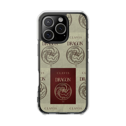 CLAVIS Dragon No.02 — Zodiac Colour Phone Case (MagSafe Compatible) Beige Ver