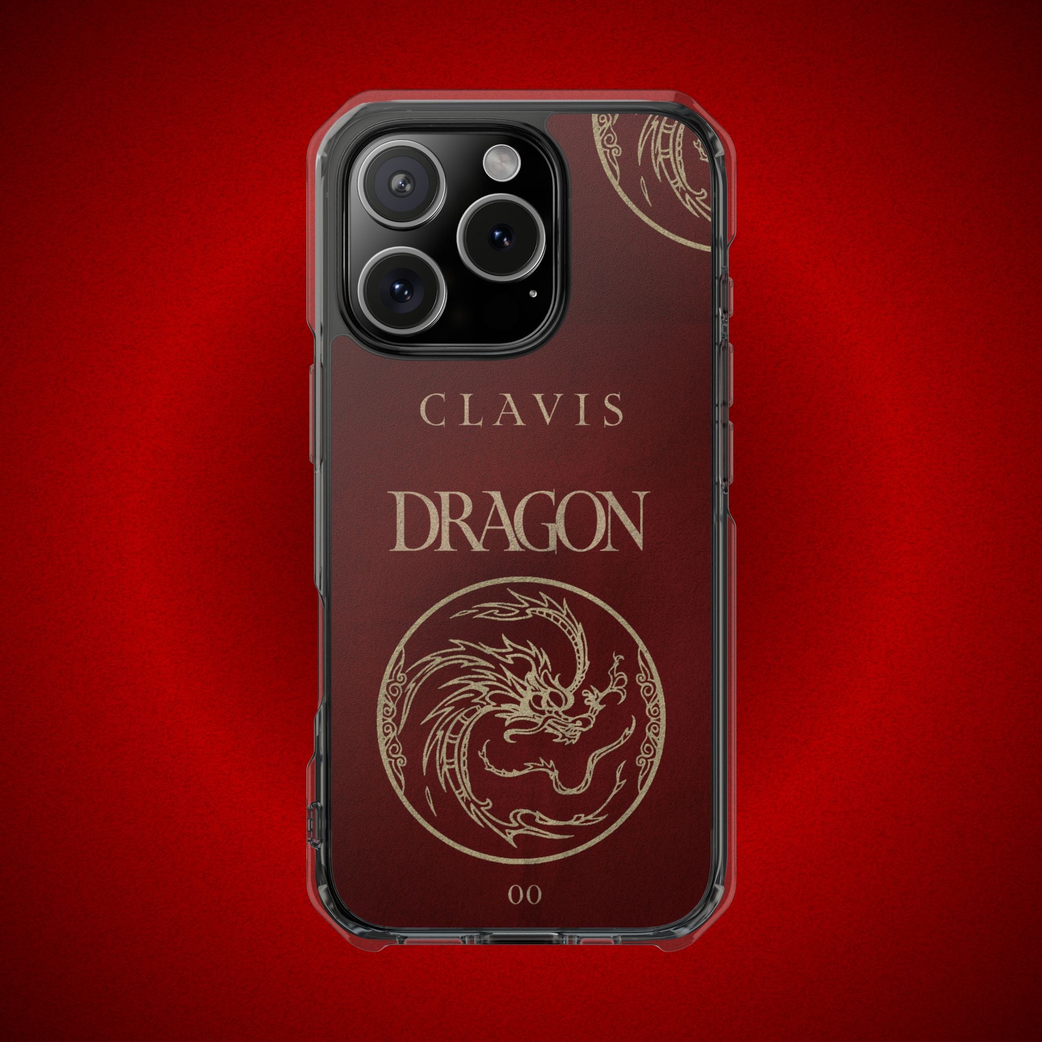 CLAVIS Dragon No.02 — Zodiac Colour Phone Case (MagSafe Compatible)